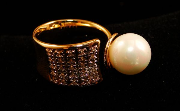 Anel Pérola Shell
