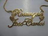 Colar com 2 nomes